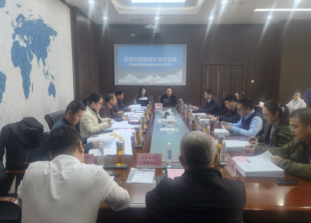 西露天矿综合治理玄武岩资源回收利用研究项目评审会议在国咨集团举行